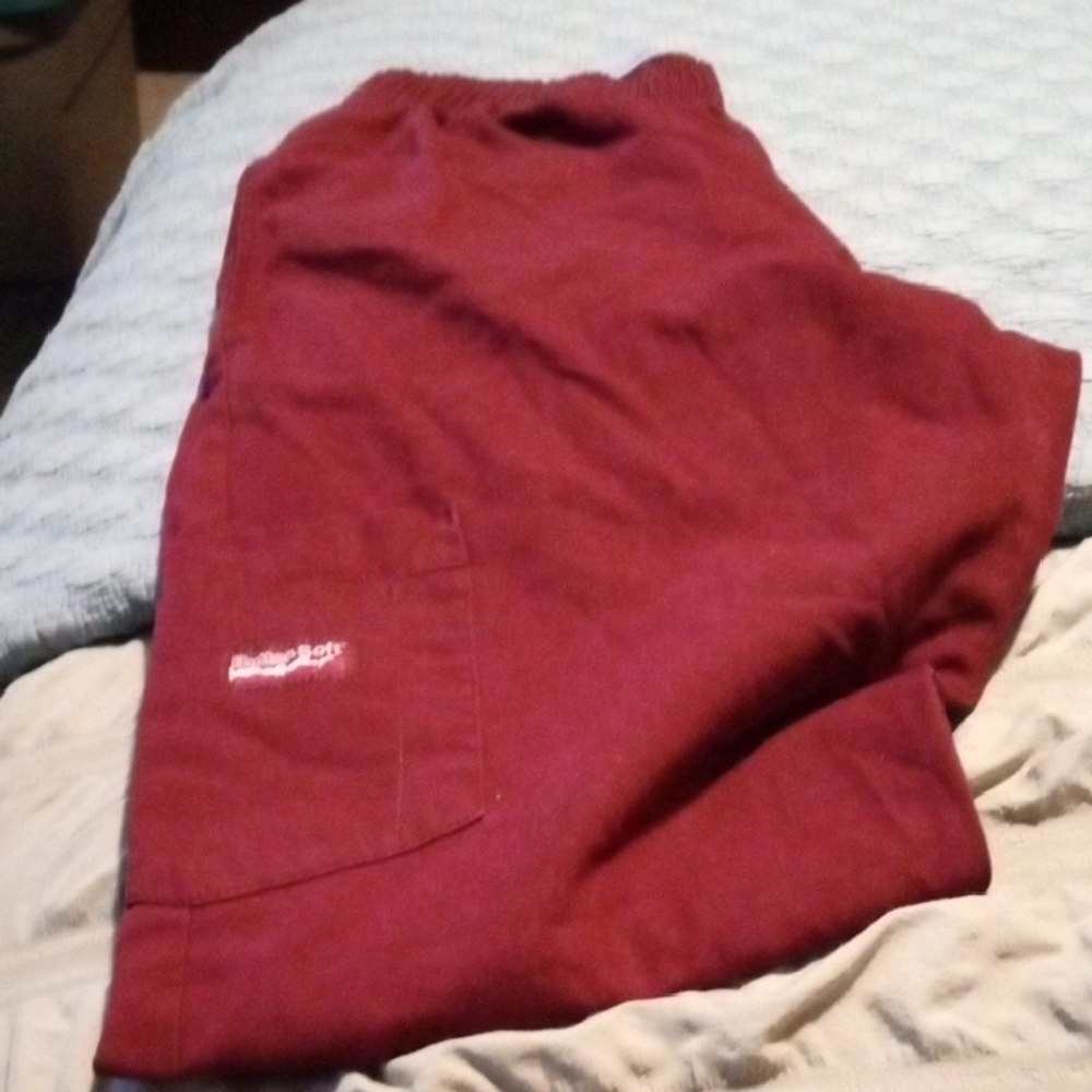 Men's Burgundy Sweatpants